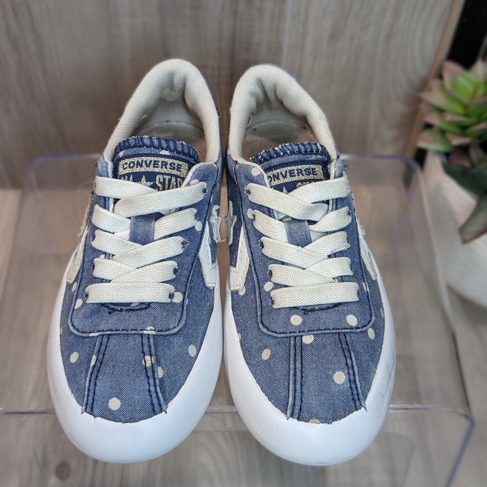 Girls Converse One Star No Tie Chambray Sneakers Size 10.5 - Picture 3 of 10